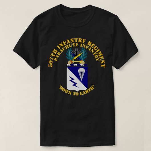 COA 507. Infanterie-Regiment T-Shirt (Design vorne)