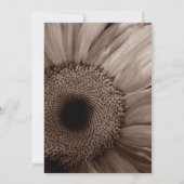 COA Gerber Daisy Hochzeit Einladung (Rückseite)