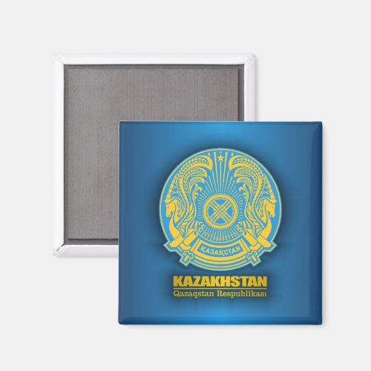 COA Kasachstan Magnet (Vorderseite/Rückseite)