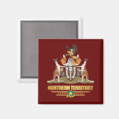 COA Nördliches Gebiet Magnet (Vorderseite/Rückseite)