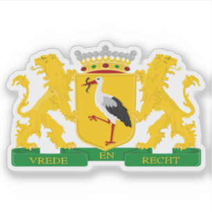 COA of the Haag (Den Haag), Niederlande Aufkleber