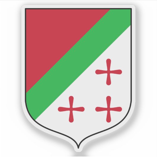 CoA of the State of Katanga (1960–1963), DR Congo Aufkleber (Vorderseite)