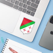 CoA of the State of Katanga (1960–1963), DR Congo Aufkleber (Laptop mit iPhone)