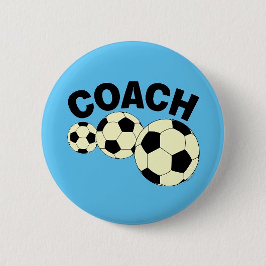 Coach 3 Soccer Balls Button (Vorderseite)