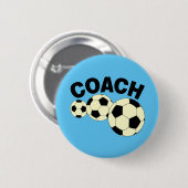 Coach 3 Soccer Balls Button (Vorne & Hinten)