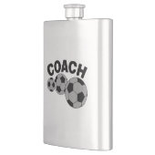 Coach 3 Soccer Balls Flachmann (Links)