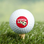 Coach 3 Soccer Balls Golfball (Insitu T-Shirt)
