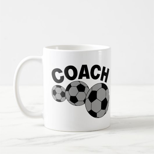 Coach 3 Soccer Balls Kaffeetasse (Links)