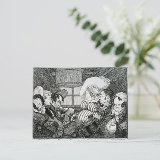 Coach, 5 Uhr morgens Postkarte (Stehend Vorderseite)