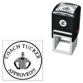 Coach Approach Lehrer Custom Foto Permastempel (Beispiel)