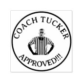 Coach Approach Lehrer Custom Foto Permastempel (Design)