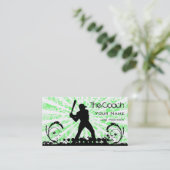 Coach Baseball Visitenkarte (Stehend Vorderseite)