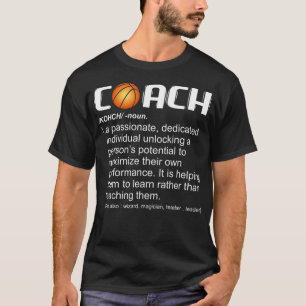 Coach Basketball Gecoacht Geschenk T-Shirt