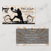 Coach Basketball Visitenkarte (Vorne/Hinten)