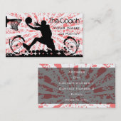 Coach Basketball Visitenkarte (Vorne/Hinten)