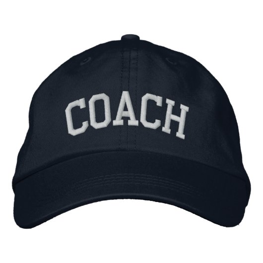 COACH BESTICKTE KAPPE (Vorderseite)