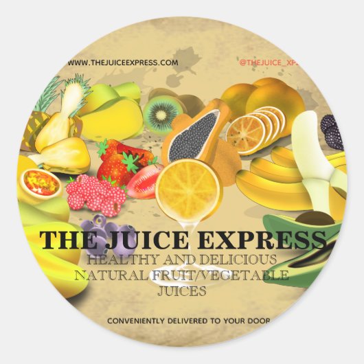 Coach Business Promo Sticker für Nutritionist (Vorderseite)