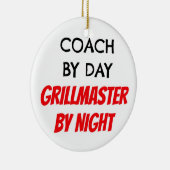 Coach by Day Grillmaster by Night Keramik Ornament (Rechts)