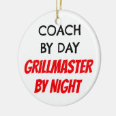 Coach by Day Grillmaster by Night Keramik Ornament (Links)
