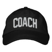 Coach Cap Bestickte Kappe (Vorderseite)