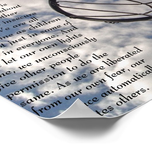 Coach Carter Feed Quote3 Poster (Ecke)