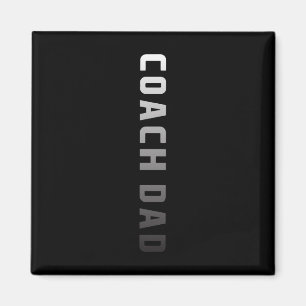 Coach Dad Design - Fußball Sketll Coach Vater Magnet