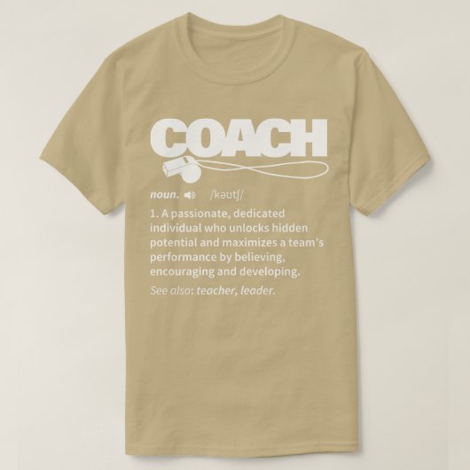 Coach Definition 1 T-Shirt (Design vorne)