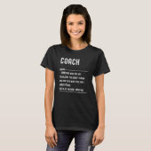Coach Definition Shirts Funny Job Title (Vorne ganz)