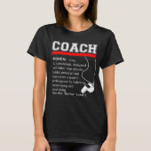 Coach Definition Tshirt Funny Coach Tee (Vorderseite)