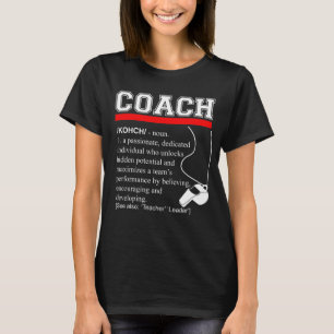 Coach Definition Tshirt Funny Coach Tee