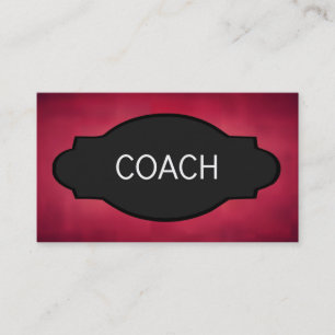 Coach Elegante Namensplatte Visitenkarte