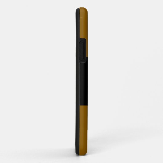 COACH Eleganter Text Breitbraune schwarze Streifen Case-Mate iPhone Hülle (Hinten/Rechts)