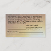 Coach Empower Cards Visitenkarte (Rückseite)