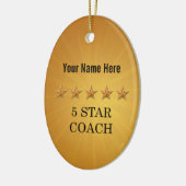 Coach Five 5 Star Gold Award Weihnachtsschmuck (Links)