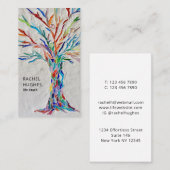Coach für farbenfrohe Bäume Visitenkarte (Vorne/Hinten)