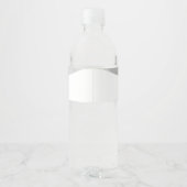 Coach für kleine Unternehmen, für Text und Logo Wasserflaschenetikett (Rückseite)