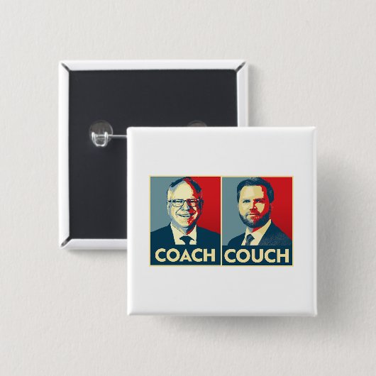 Coach gegen Couch Button (Vorne & Hinten)
