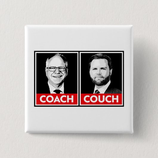 Coach gegen Couch Button (Vorderseite)