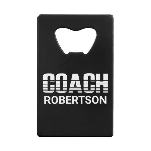 Coach Geldbeutel Flaschenöffner (Vorderseite)
