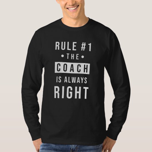 Coach Geschenk Sprichwort Coach Funny T-Shirt (Vorderseite)