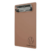 Coach Gifts Baseball, Personalized Clipboard, Gift Mini Klemmbrett (Gewinkelt2)