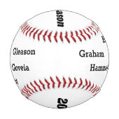 Coach Gleason Baseball (Rückseite)