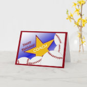 COACH - Herzlichen Glückwunsch zum Geburtstag für  Karte (Gelbe Blume)