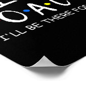 Coach Ich bin für Sie da Mentor Mental Health S Poster (Ecke)