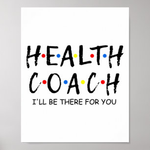 Coach Ich bin für Sie dort für psychische Gesundhe Poster