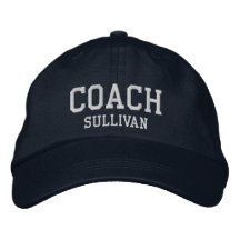 Coach Individuelle Name bestickt Hat - Marine