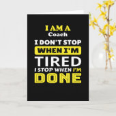 Coach Karte (Gelbe Blume)