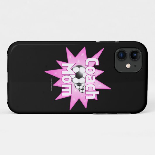 Coach Mama Soccer Case-Mate iPhone Hülle (Rückseite (Horizontal))