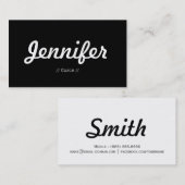 Coach - Minimal einfach und präzise Visitenkarte (Vorne/Hinten)