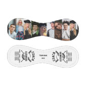 Coach mit Personalisierten 9 Fotos und Spielername Baseball (Paneele)